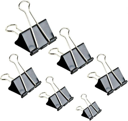 Binder Clips Paper Clamp for Paper-130 Pcs Clips Paper Binder Assorted Sizes by Apoulin