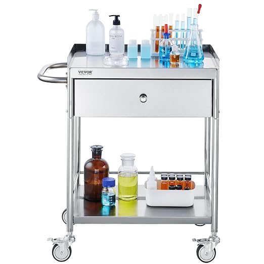 VEVOR Stainless Steel Utility Cart - Image 9