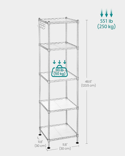 SONGMICS Storage Shelf, Bathroom Shelf - Image 7