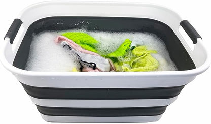 SAMMART 27L Collapsible Plastic Laundry Basket - Image 6
