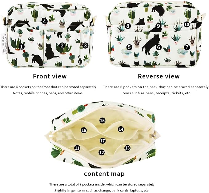E-WEICHEN Multiple Pockets Portfolio Organizer - Image 4