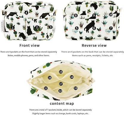 E-WEICHEN Multiple Pockets Portfolio Organizer - Image 4
