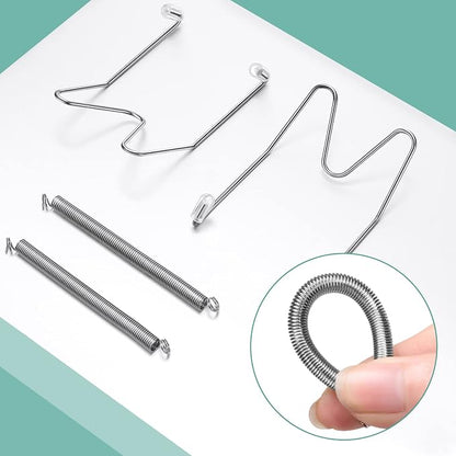 Hotop 12 Pieces Plate Hangers for Wall Stainless Steel Wire Invisible Heavy - Image 3