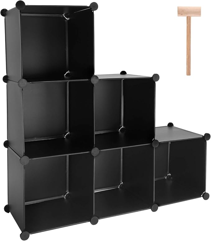 TUMUCUTE Cube Storage Organizer, 6-Cube DIY Plastic Closet Cabinet Modular by Worththetrustofeverycusto
