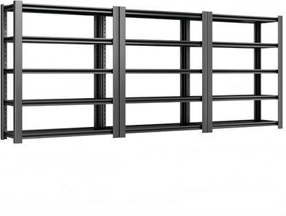 3500 LBS Heavy Duty Garage Shelving, Adjustable Boltless Steel Storage Rack by WOZBUD