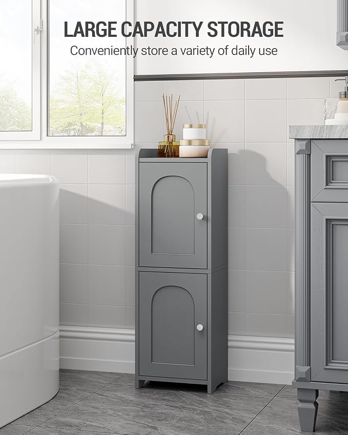 Hzuaneri Bathroom Storage Cabinet, Small Corner Floor Cabinet - Image 4