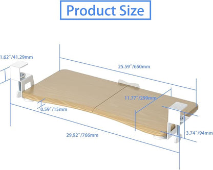 suptek Keyboard Tray Under Desk Pull Out - Image 6