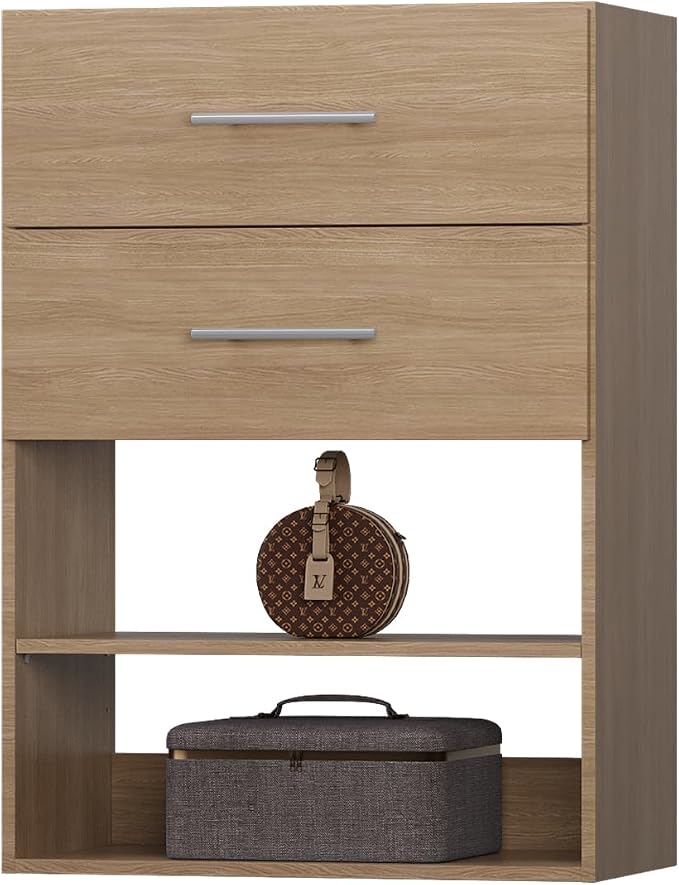 ROOMTEC 31.5" 2 Drawer Short Tower Closet Unit, Modular Closet System by ROOMTEC