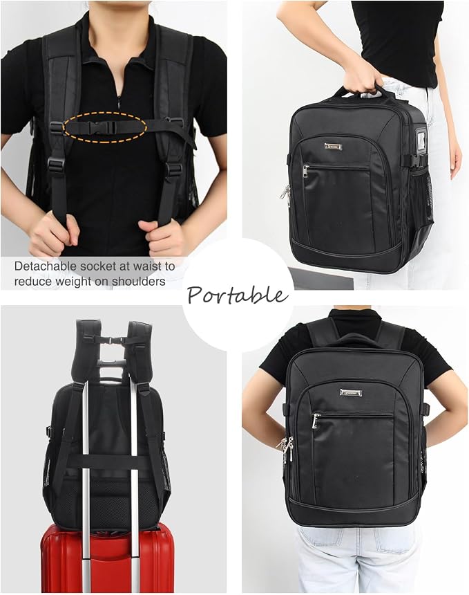 Makeup Backpack Professional Makeup Artist Bag Extra Large Cosmetic Bags - Image 6