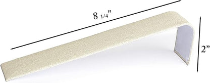 Novel Box 2 Pack Bracelet/Watch Ramp Beige Linen 2x8.25x2 Inches - Image 2