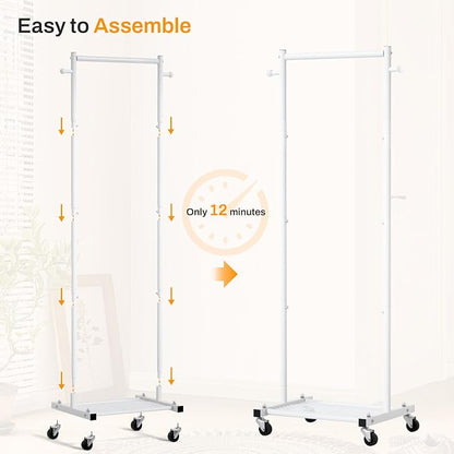 MISSLO Small Clothes Racks for Hanging Clothes Clothing Rack - Image 5