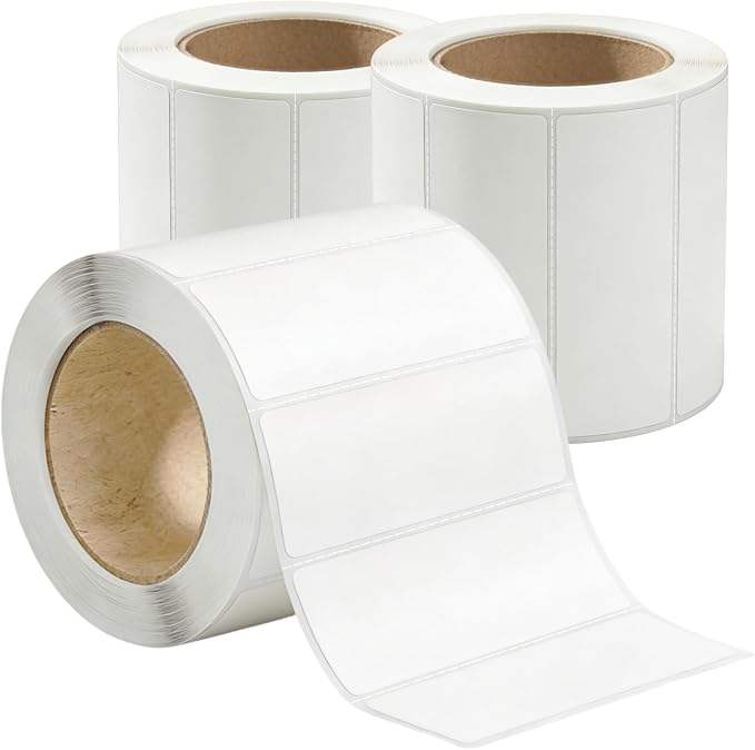 NATURALABEL 1050 PCS Blank Removable Freezer Labels by NATURALABEL