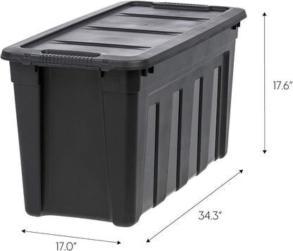 IRIS USA 31 Gallon Heavy Duty Storage Totes - Image 2
