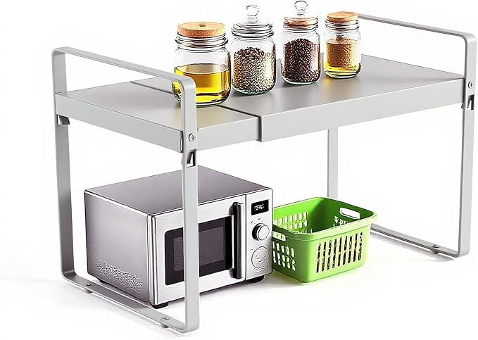 Expandable Cabinet Shelf Organizer 14-25 Inch Adjustable Length, Under Sink by Unknown