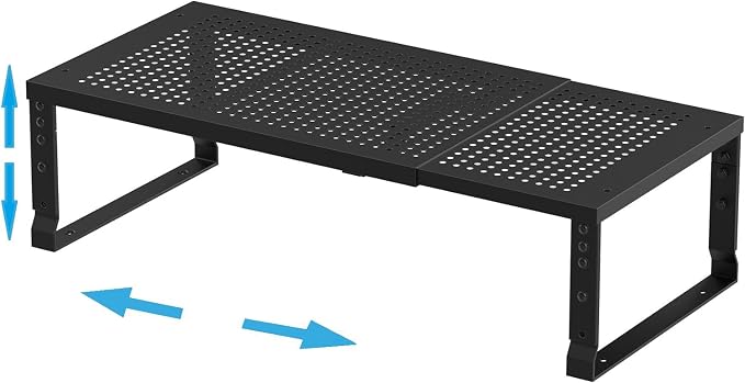 Expandable, Adjustable & Stackable Spice Rack, Cabinet Kitchen Countertop Shelf by Goodqualityproducts