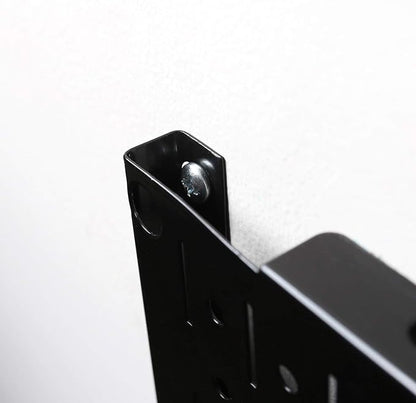 Wall Control Pegboard Wall Organizer Tiles Modular Black Metal Pegboard Tiling - Image 9