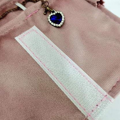 Portable Jewelry Roll Untangled Secure Necklace Travel Storage Bag Displays - Image 7