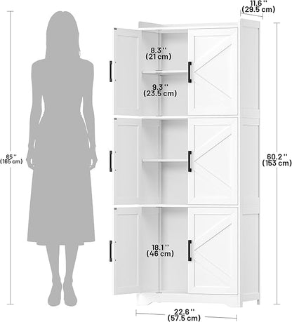 Akxomel Tall Bathroom Floor Cabinet - Image 3