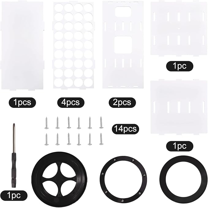 GLOBLELAND 72 Holes 360° Spining Craft Paint Organizer - Image 8