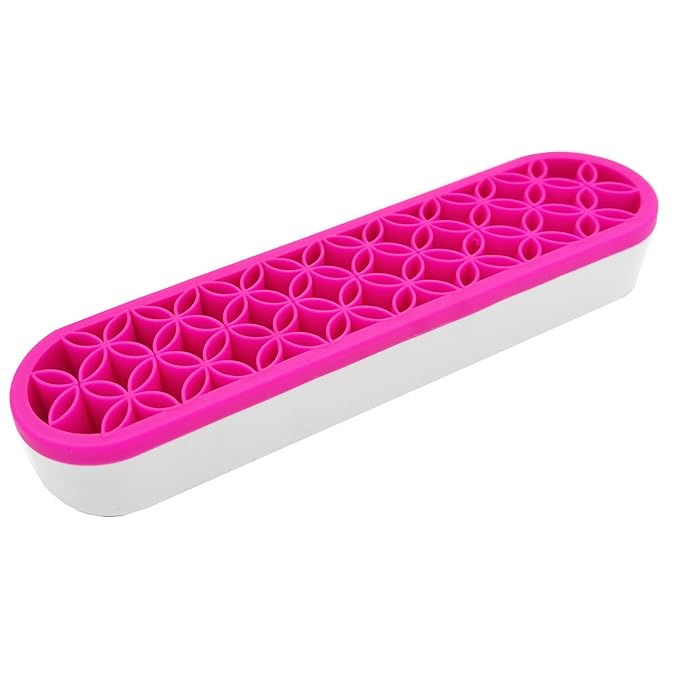 TANG SONG 1 PC Silicone Make up Brush Holder Cosmetic Storage Box Desktop by TANGSONG