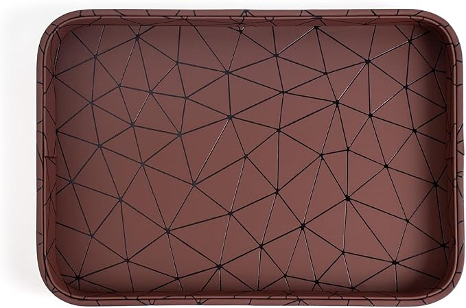 SANQIANWAN Faux Leather Valet Tray by SANQIANWAN