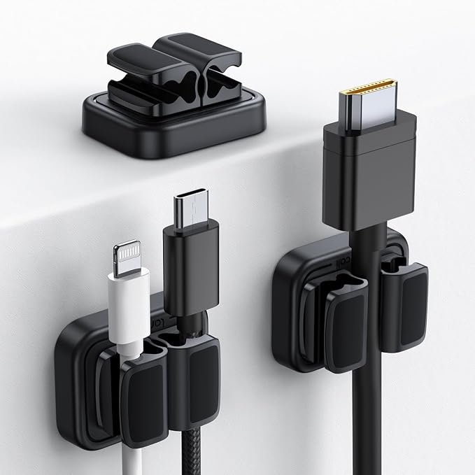 Lamicall Cord Organizer Spring Clip Holder by Lamicall