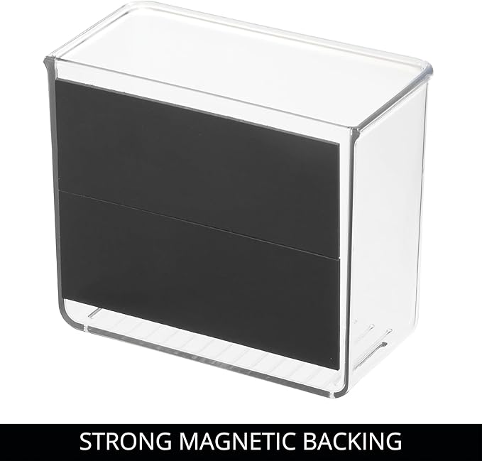 iDesign Magnetic Small Clear Plastic Organizer Bins - Image 4