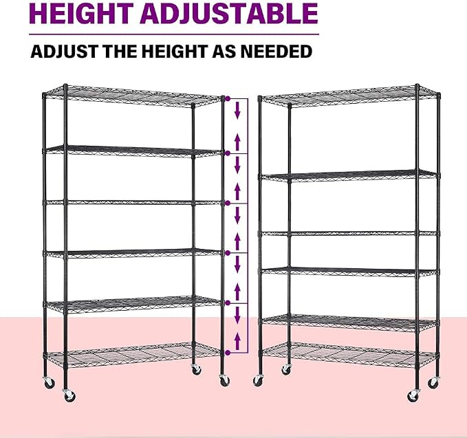 FDW | 6-Tier Wire Storage Shelves - Image 13