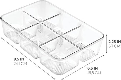 iDesign Clear Tea Bag & Sugar Packet Organizer | - Image 2