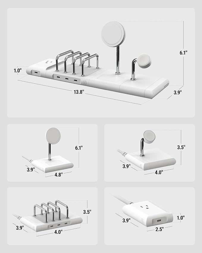Scosche BaseLynx 2.0 Pro Modular Charging Station: MagSafe Wireless Stand - Image 8