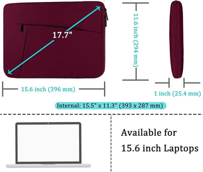 Laptop Sleeve Bag 15.6 inch, BOOEUDI Durable Shockproof Protective Computer - Image 5