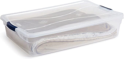 Rubbermaid Cleverstore 42 Quart Stackable Plastic Storage Bin - Image 6