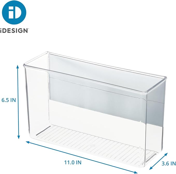 iDesign Magnetic Large Clear Plastic Organizer Bins - Image 4