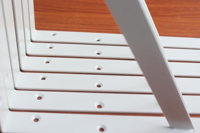 16 Pack L14 x H 10" White Heavy Duty Shelf Brackets - Image 5