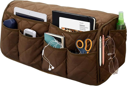 Armchair Caddy, Sofa Armrest Organizer, Non Slip Recliner Organizer, Remote by Gloserin