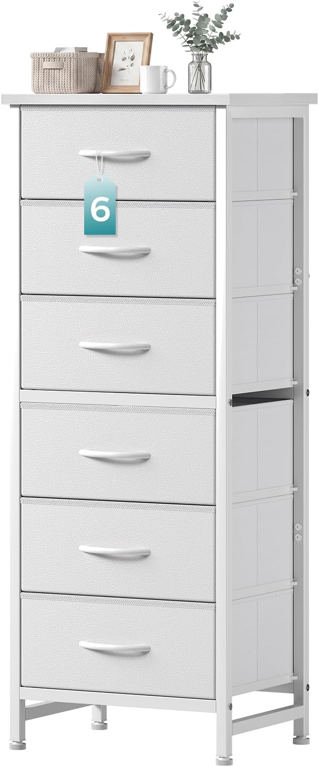 OLIXIS 6 Drawer Dresser, Fabric Storage Organizer by OLIXIS