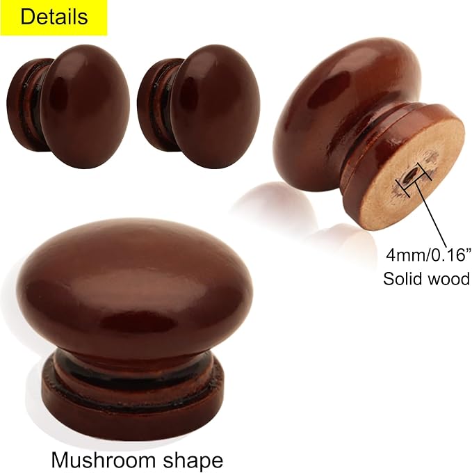20Pcs Wood Dresser Knobs - Image 3