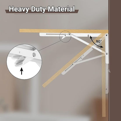 Wall Mounted Folding Table 47.2”L x 19.7”W, Laundry Folding Table - Image 7