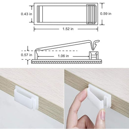 50Pcs Self Adhesive Cable Management Clips, Cable Organizers Wire Clips Cord - Image 3