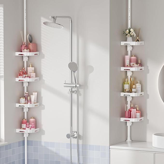 akinbas Tension Pole Shower Caddy Organizer - Image 8