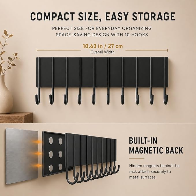 2Pcs Magnetic Key Holder For Fridge - Image 6