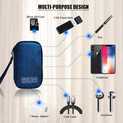 Electronic Organizer Bag Cable Organizer Travel Cord Organizer Case Pouch - Image 6