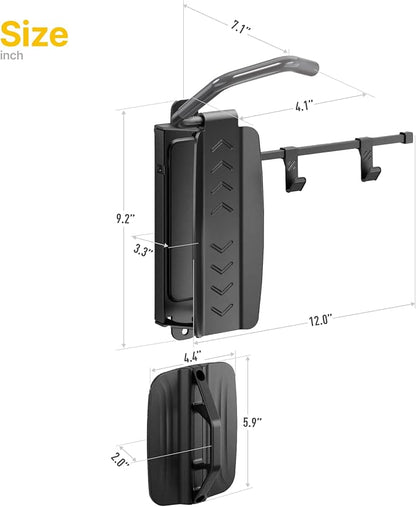 monTEK Swivel Bike Wall Mount, Bike Hangers - Image 9