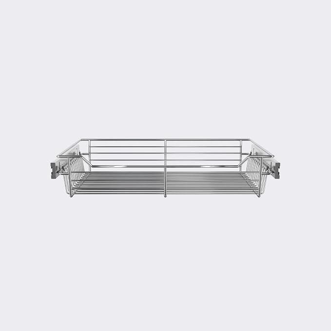 Classic 24" Closet Wire Basket in Chrome - Image 2
