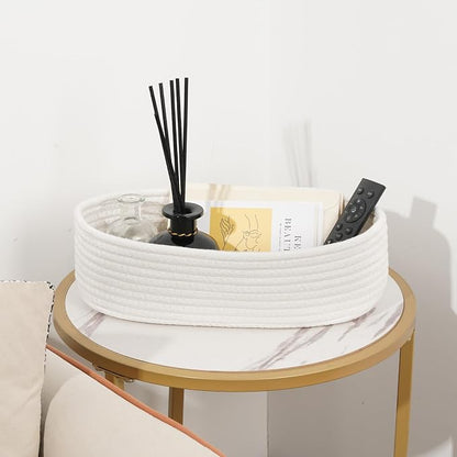 Temary Bathroom Organizer Bin, Toilet Paper Rope Baskets - Image 6