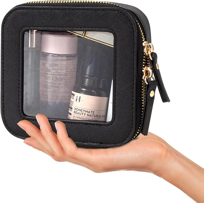 Travel Clear Makeup Bag Set, TSA Approved Cosmetic Bag Case - Image 7