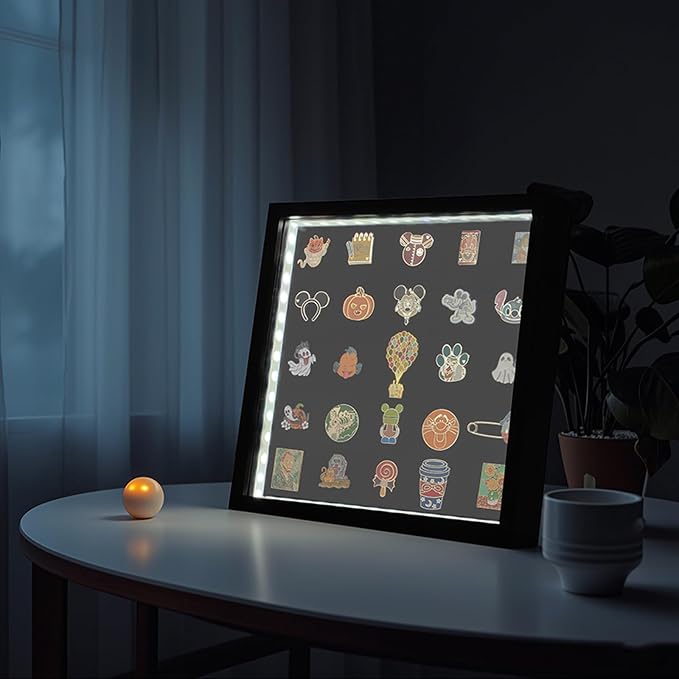Light Up Pin Display Case – Illuminated Enamel Pin Display Board - Image 6