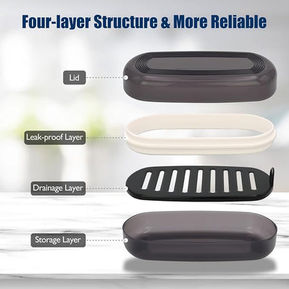 Shampoo Bar Holder Travel Case for Two Bars – Compatible - Image 5