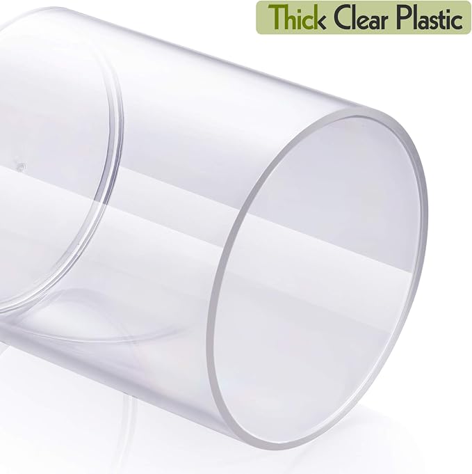 AOZITA 4 Pcs, Acrylic Qtip Holder Dispenser - Image 9