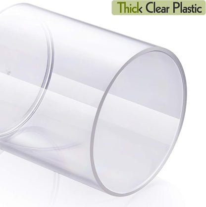 AOZITA 3 Pack Acrylic Qtip Holder Dispenser - Image 8